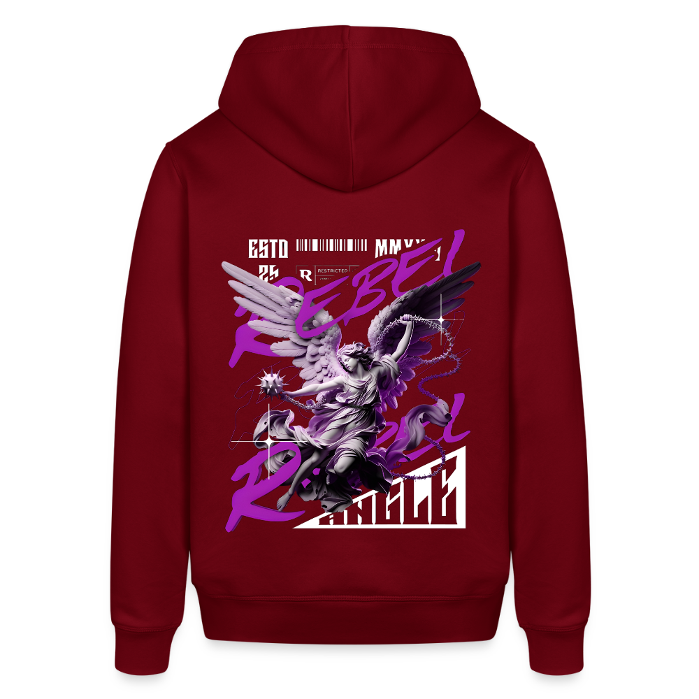 Unisex Bio-Hoodie - Burgunderrot