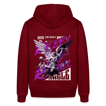 Unisex Bio-Hoodie - Burgunderrot