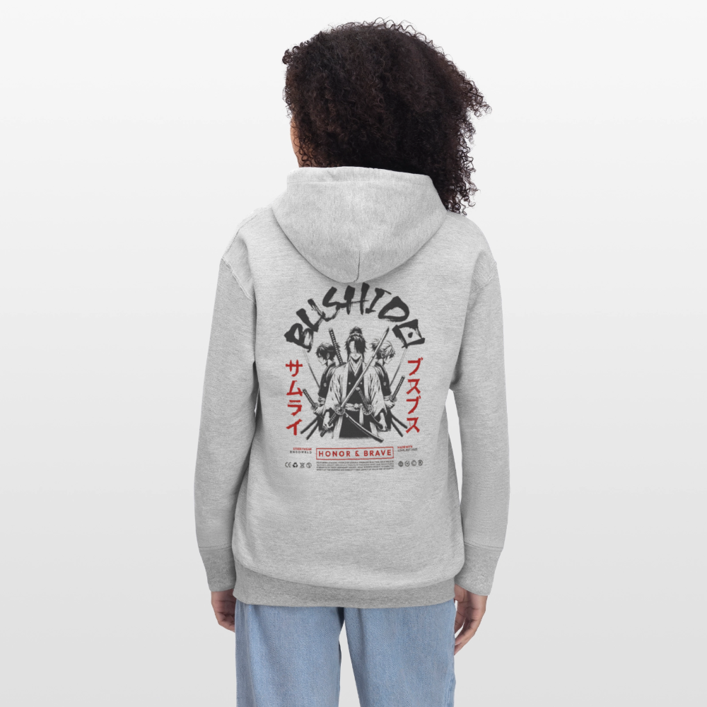 Midweight Hoodie - Hellgrau meliert