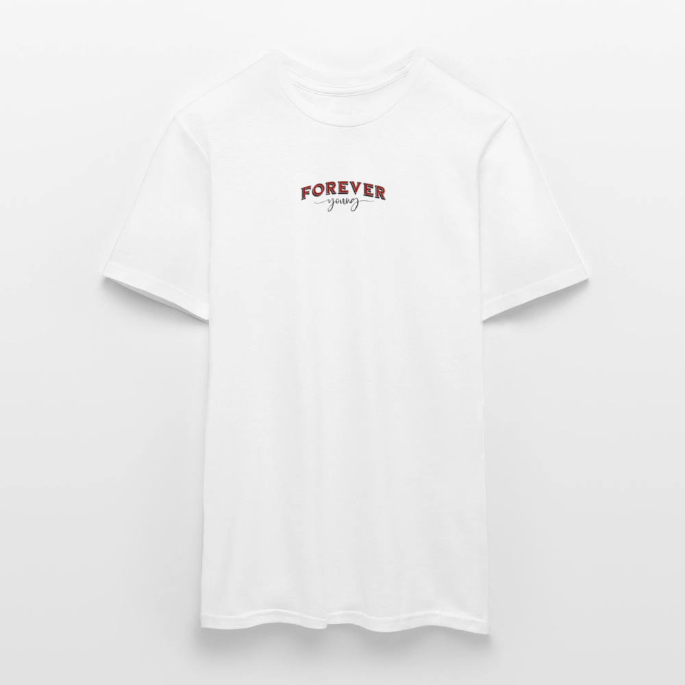 FOR EVER YOUNF Herren T-Shirt - white