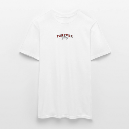 FOR EVER YOUNF Herren T-Shirt - white
