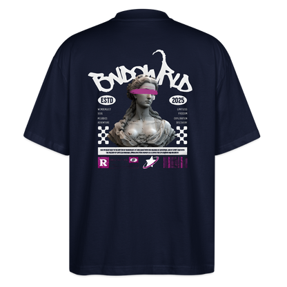 Oversized Unisex  T-Shirt Blaster - Navy