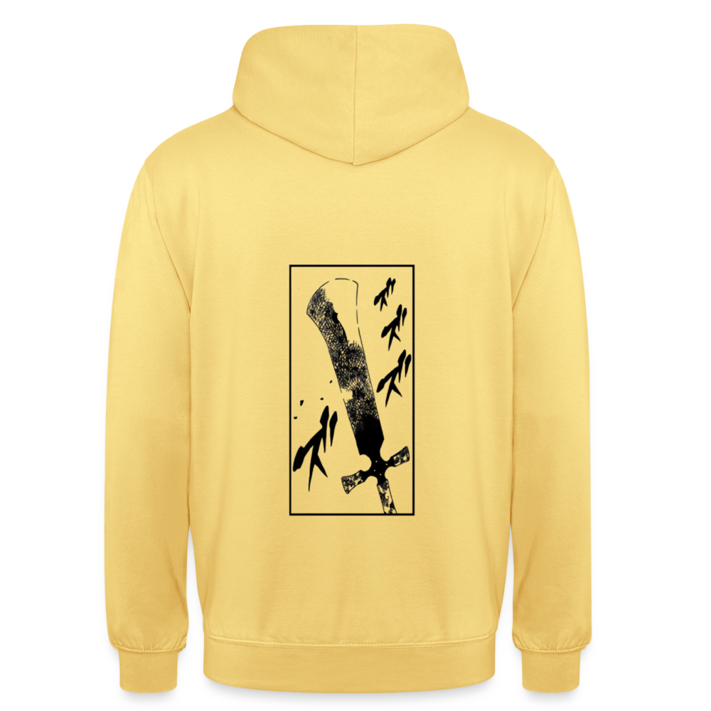 Anime Unisex Hoodie - Zitronengelb