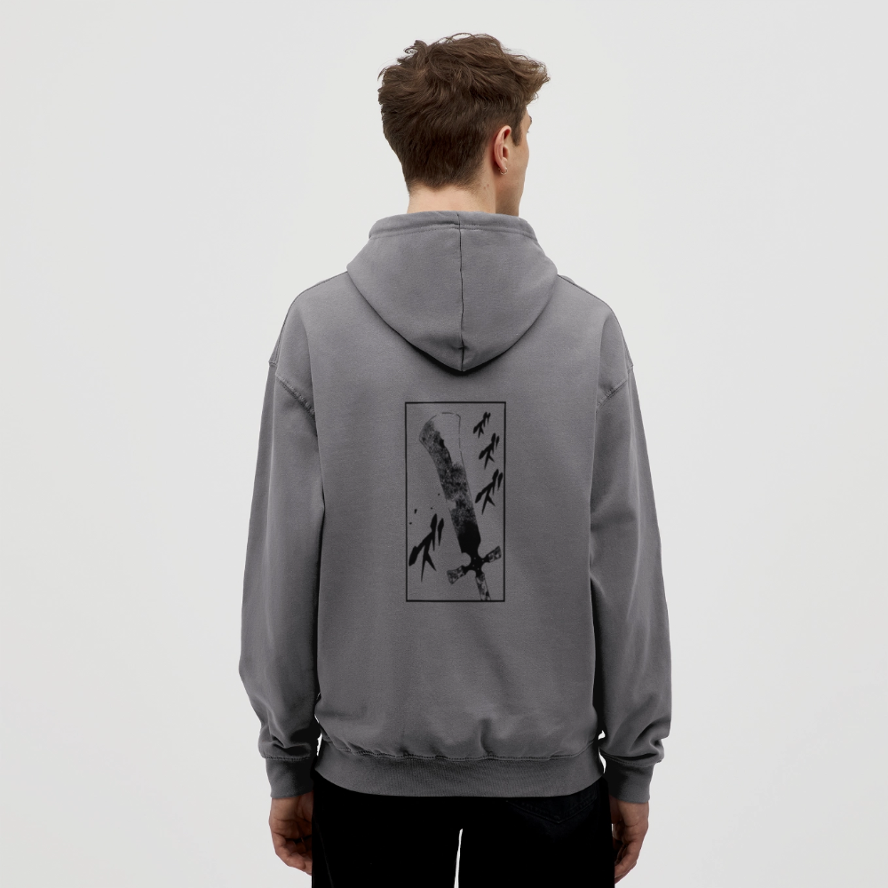 Anime Unisex Hoodie - Mittelgrau