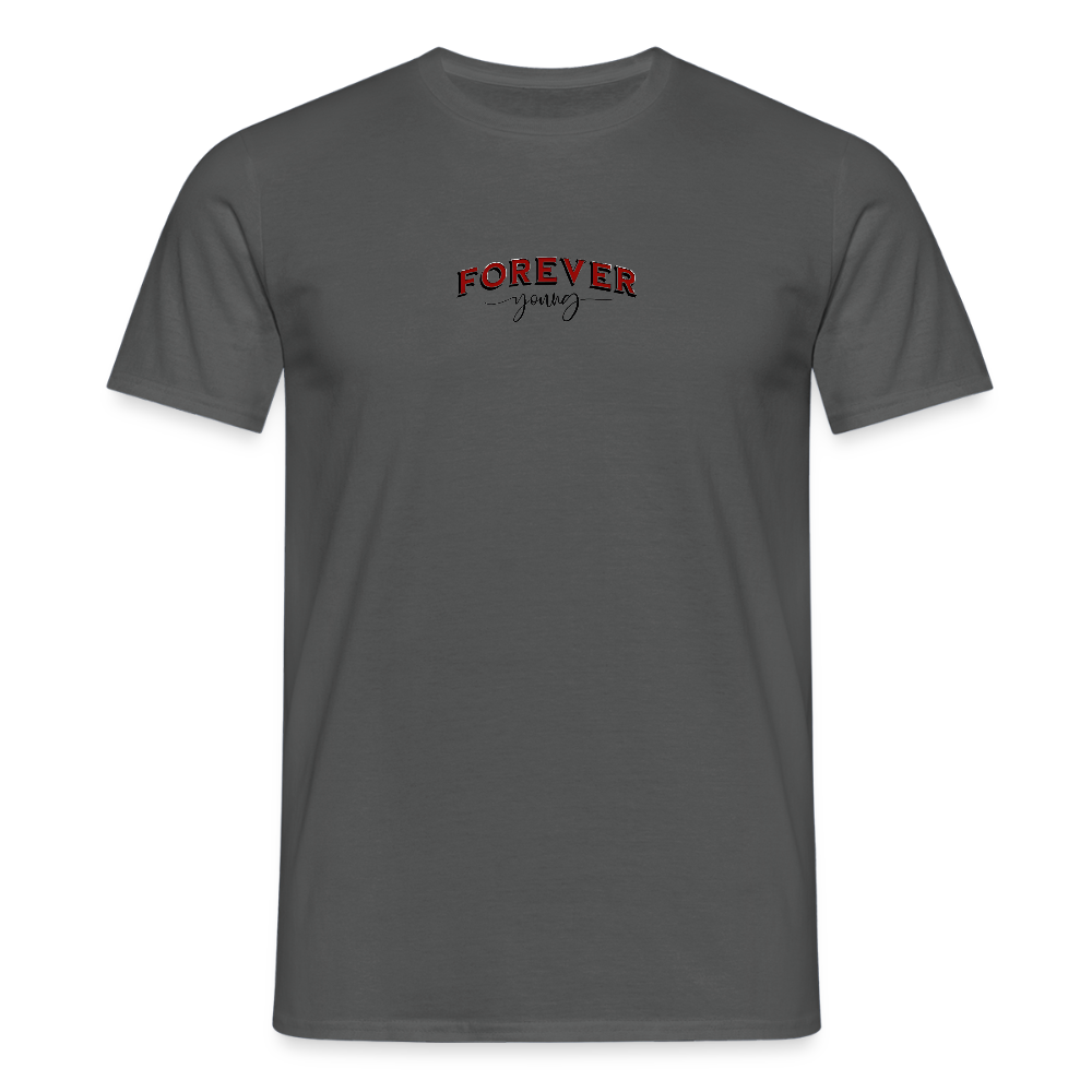 FOR EVER YOUNF Herren T-Shirt - charcoal grey