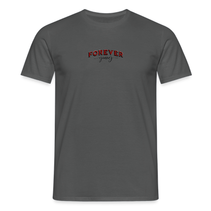 FOR EVER YOUNF Herren T-Shirt - charcoal grey