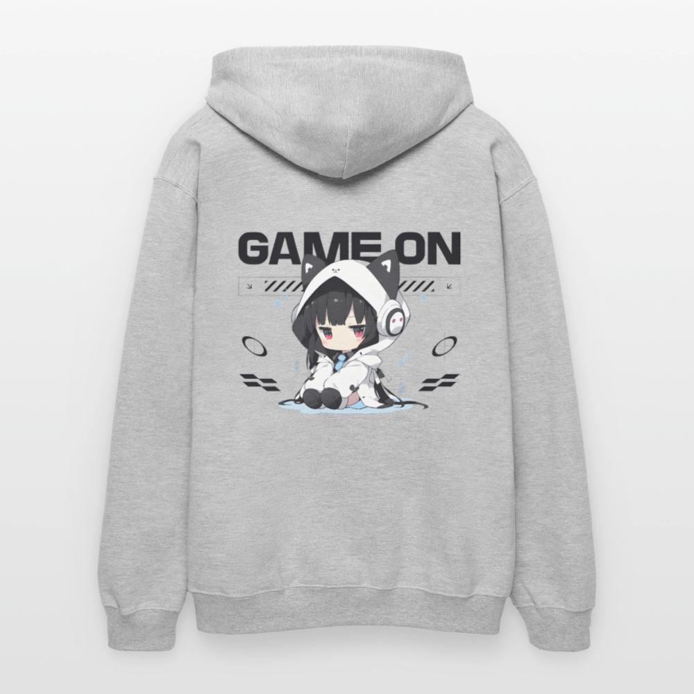 Unisex Softstyle Hoodie - Hellgrau meliert