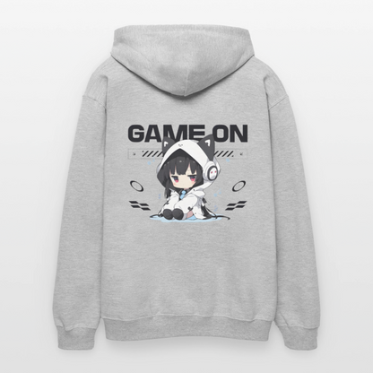 Unisex Softstyle Hoodie - Hellgrau meliert