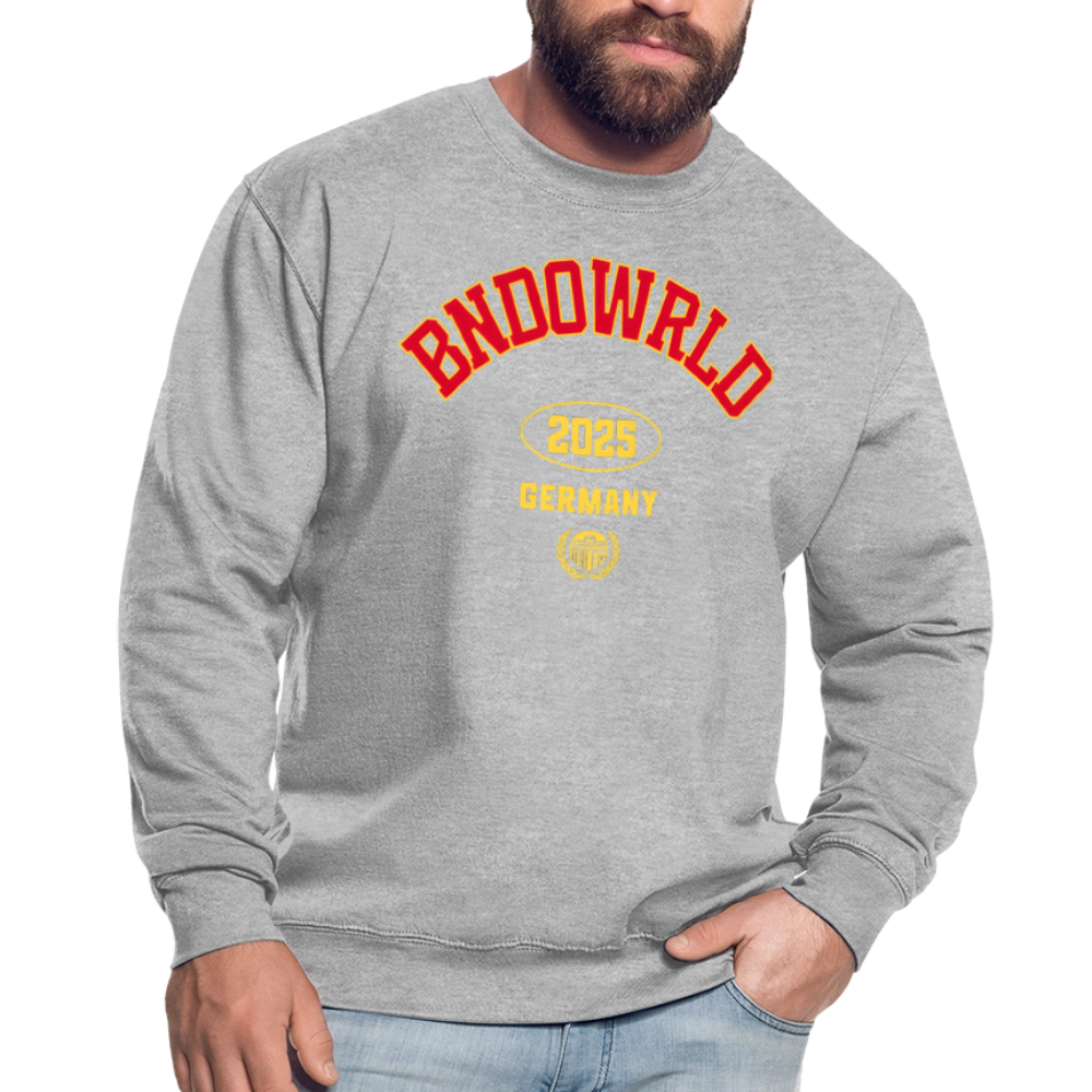 Unisex Pullover - Weißgrau meliert