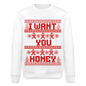 I WANT YOU Unisex Bio-Sweatshirt - Weiß