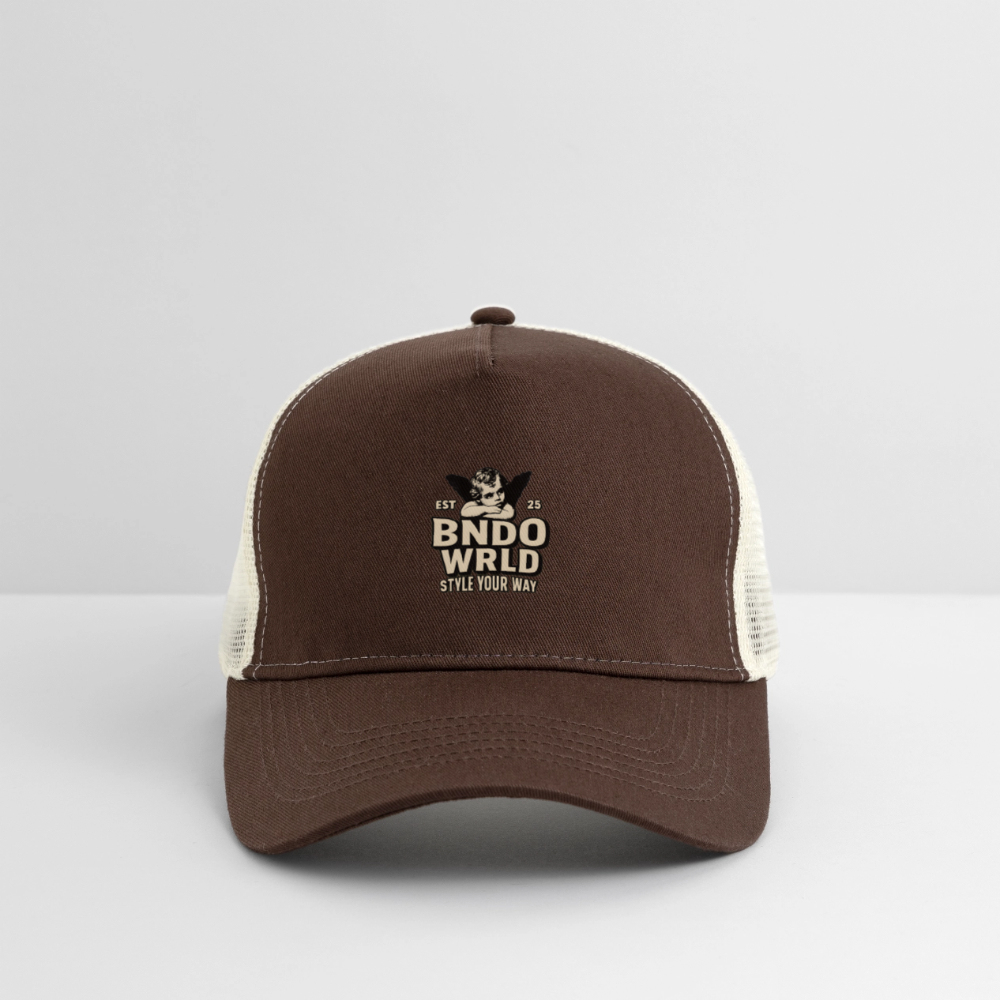 BNDOWRLD Trucker Cap - Braun/Beige