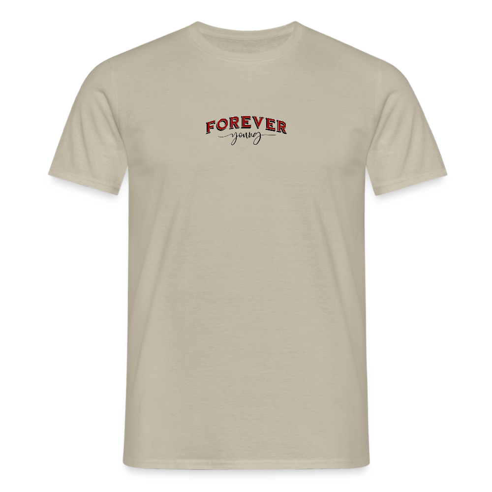 FOR EVER YOUNF Herren T-Shirt - sand beige