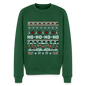 HO-HO-HO Pullover - Flaschengrün