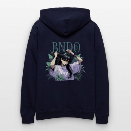 Unisex Anime Hoodie - Navy