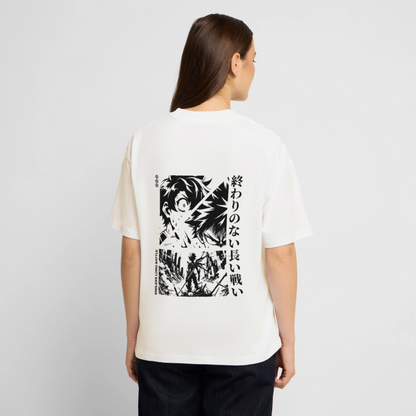 Oversized Unisex Bio T-Shirt Blaster - Weiß