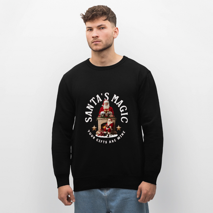 SANTA MAGIC Unisex Bio-Sweatshirt - Schwarz