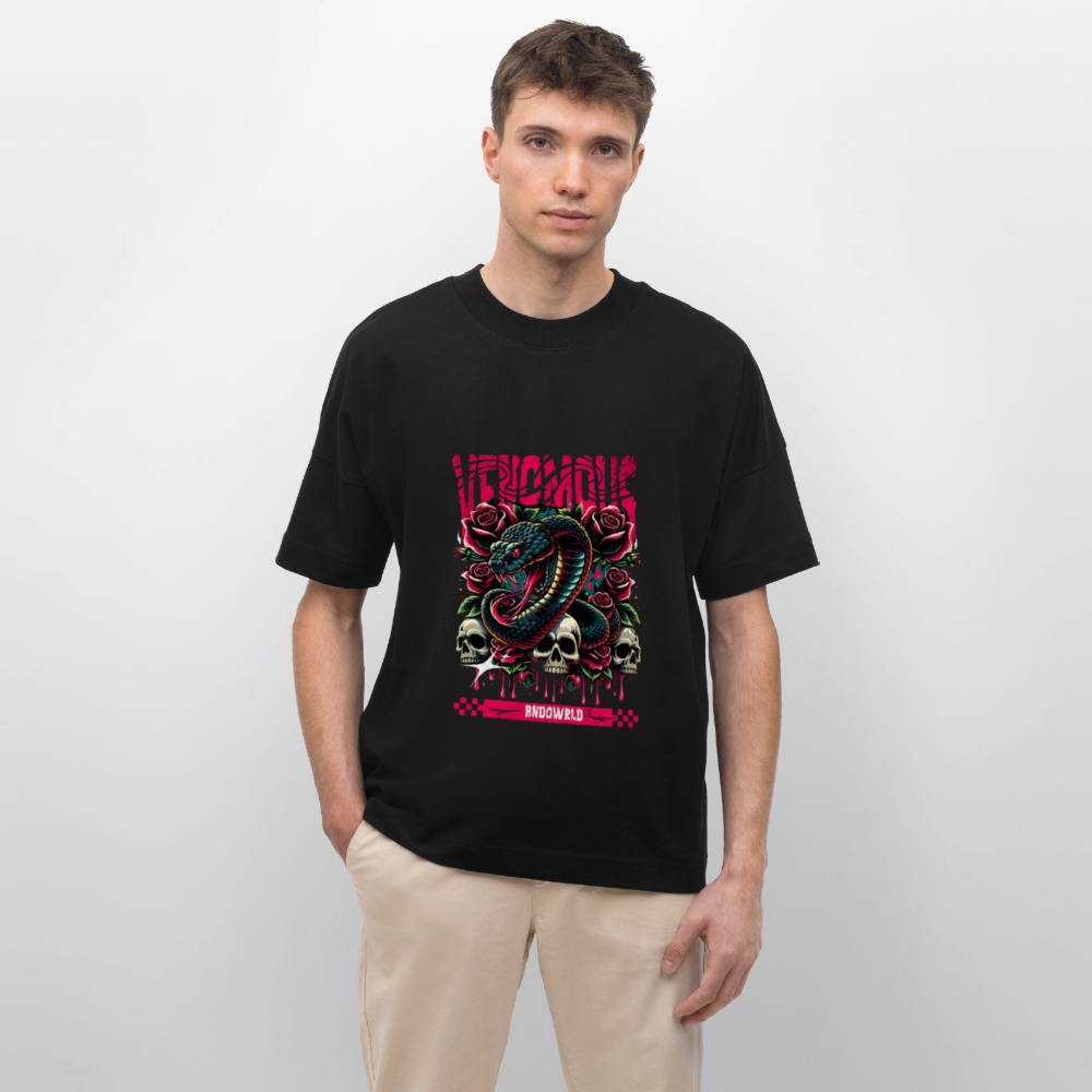 Oversized T-Shirt - Schwarz