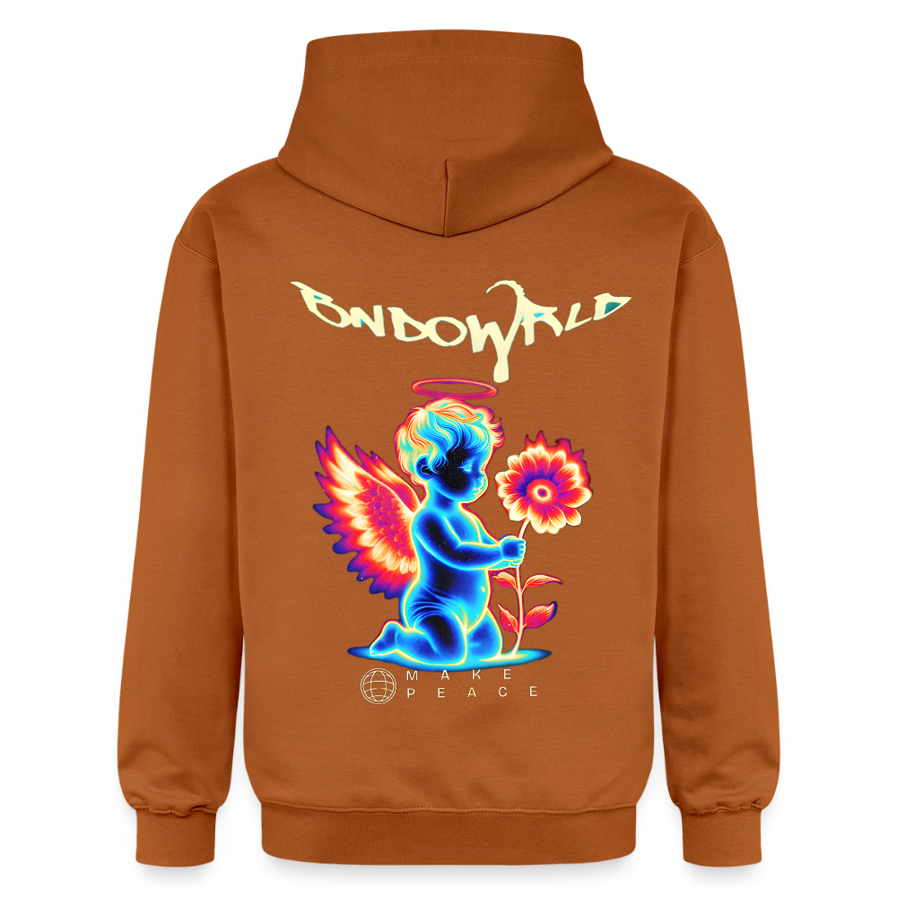 MAKE PEACE Midweight Hoodie - Athletic Orange