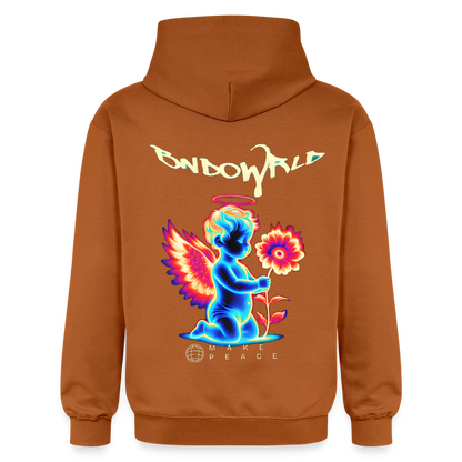 MAKE PEACE Midweight Hoodie - Athletic Orange