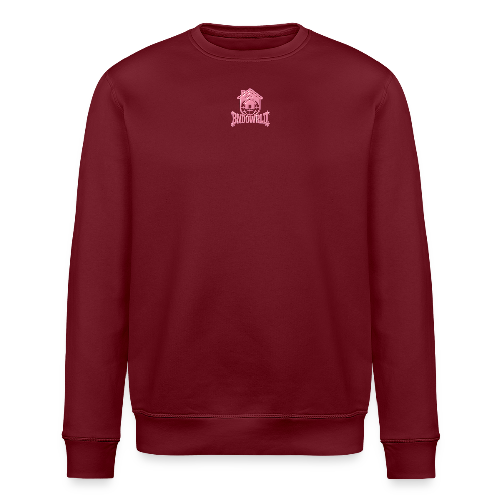BNDOWRLD Unisex Bio-Sweatshirt ROLLER - Burgunderrot