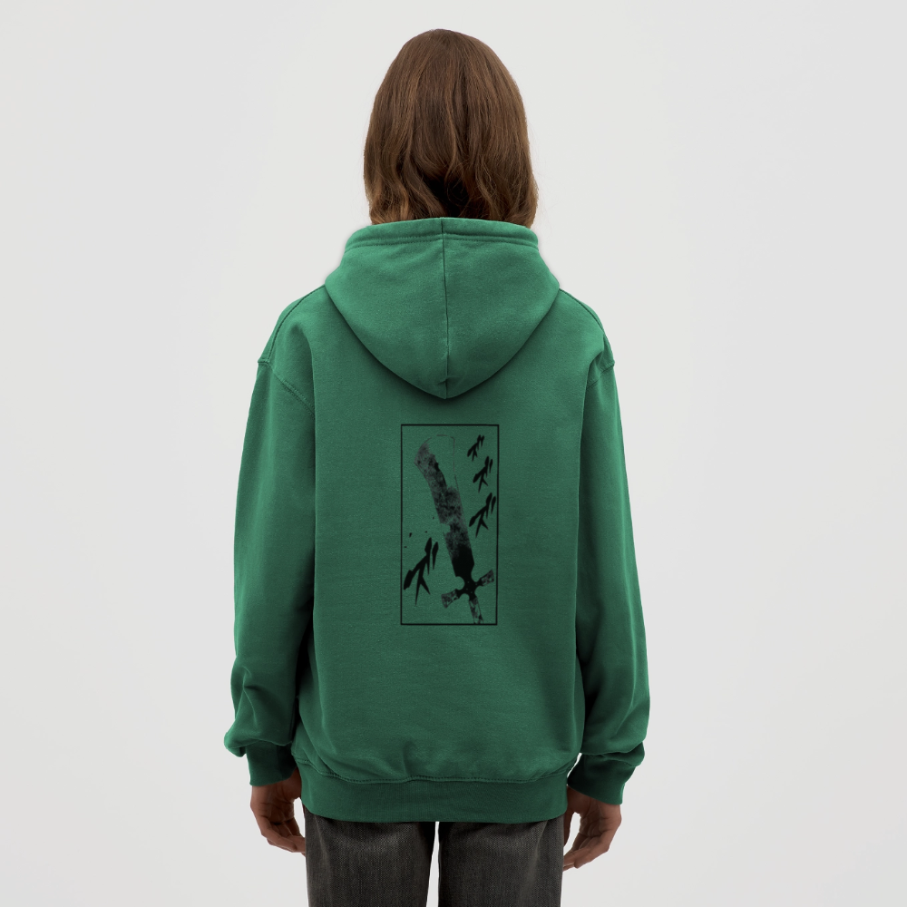 Anime Unisex Hoodie - Flaschengrün