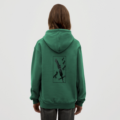 Anime Unisex Hoodie - Flaschengrün