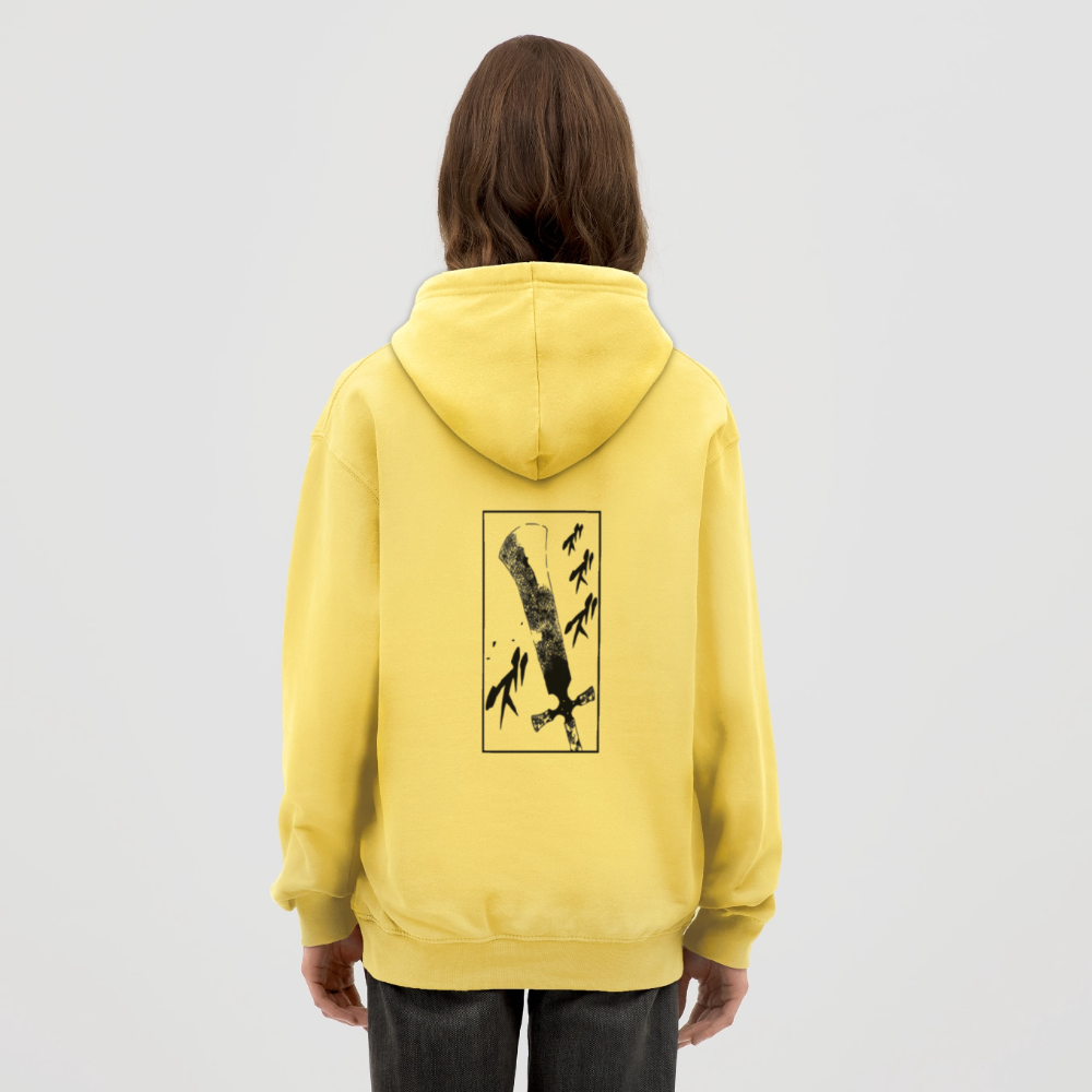 Anime Unisex Hoodie - Zitronengelb