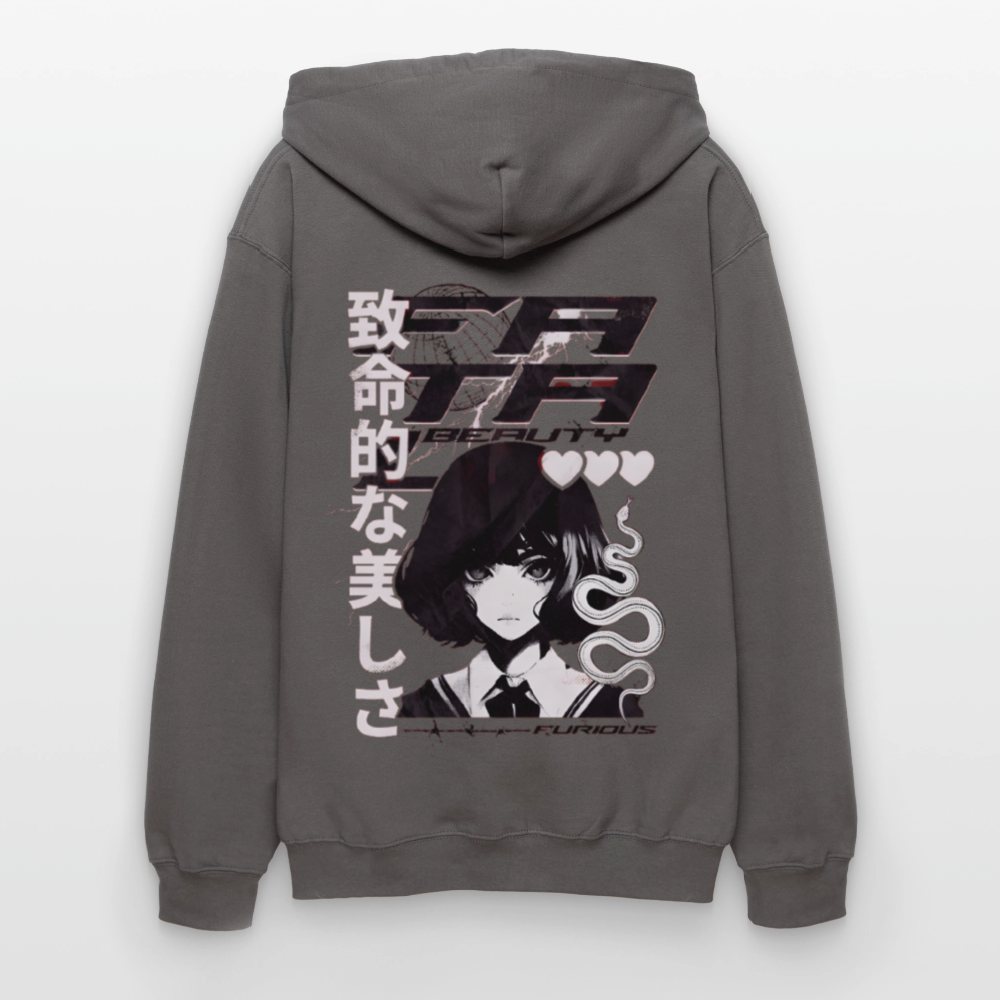 Unisex Softstyle Midweight Hoodie - Dunkelgrau