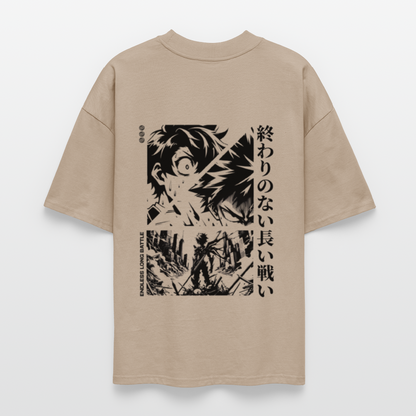 Oversized Unisex Bio T-Shirt Blaster - Steingrau