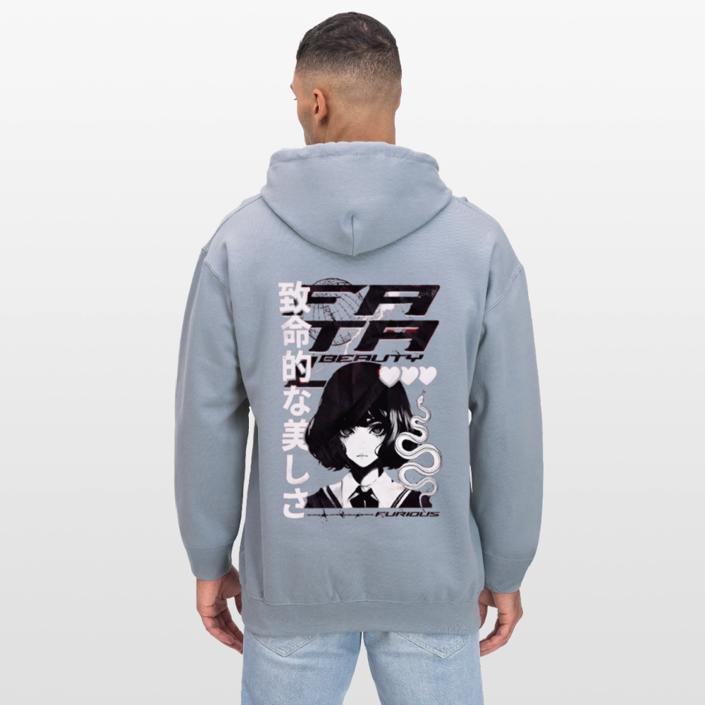 Unisex Softstyle Midweight Hoodie - Blau