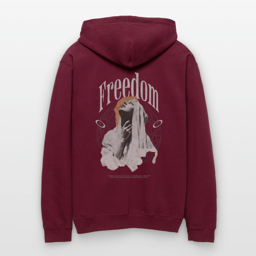 Unisex Softstyle® Midweight Hoodie - Maroon