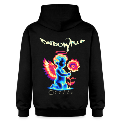 MAKE PEACE Midweight Hoodie - Schwarz