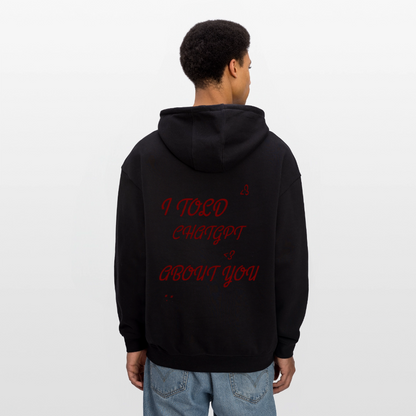 Oversized Unisex Hoodie - Schwarz